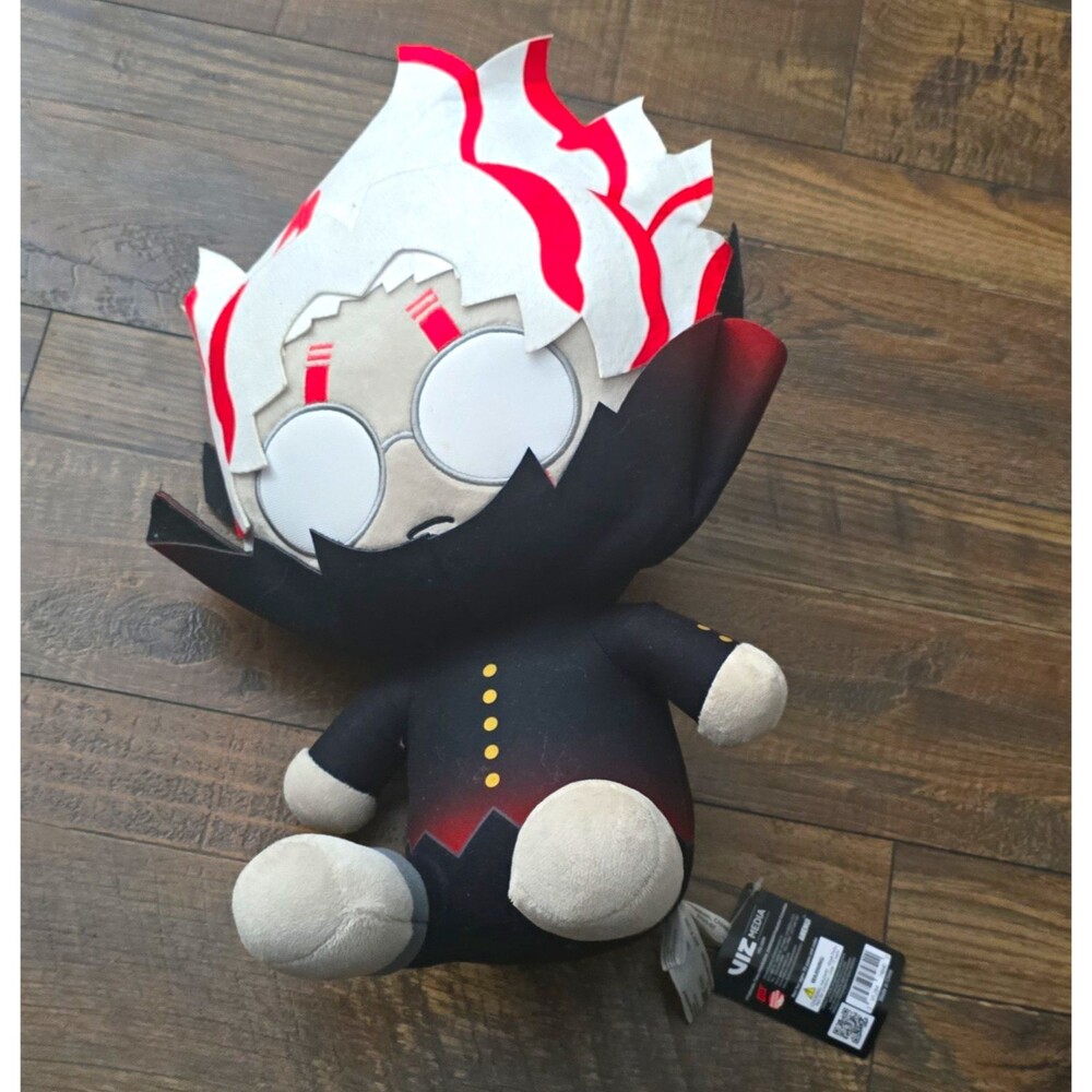 VIZ Media Dandadan Okarun Transformed Sitting Plush 14" NWT Round1 Anime